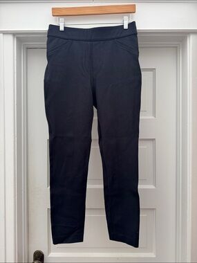 SPANX Black High-Rise Ankle Ponte Leggings